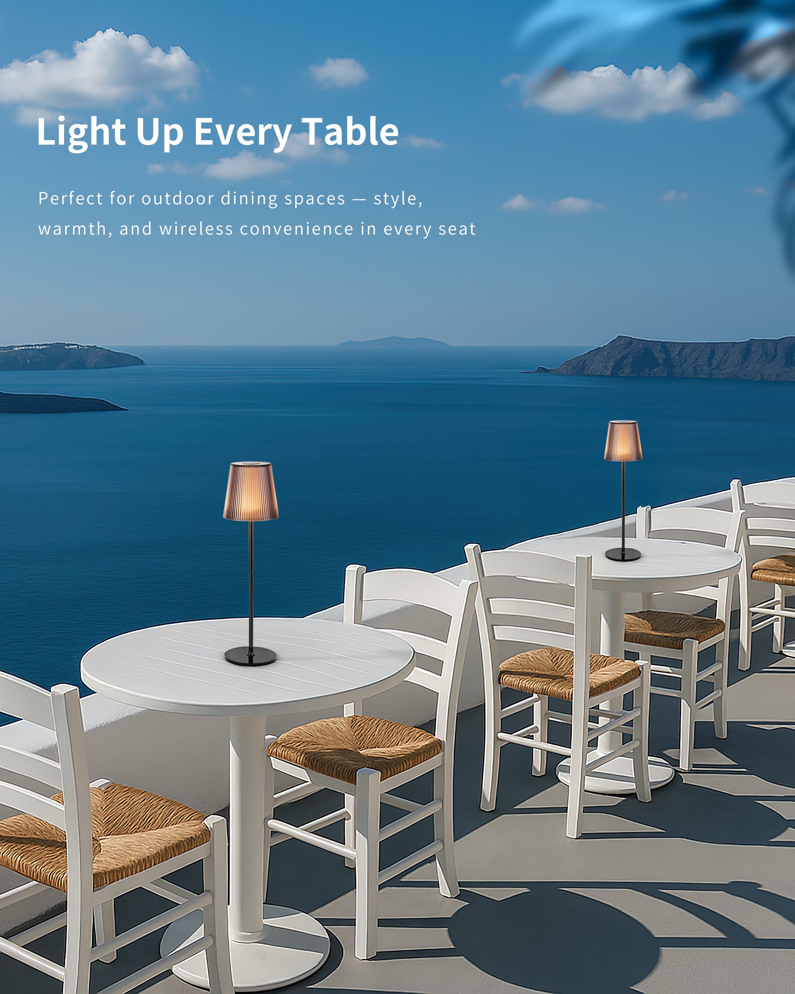 Table Lamp Wireless LED Dimmable Bedside Lamp & Rechargeable Table Lamp with Magnetic Lamp Head, 3000K White & RGB, IP54 Waterproof for Outdoor Bedroom Living Room Balcony Camping