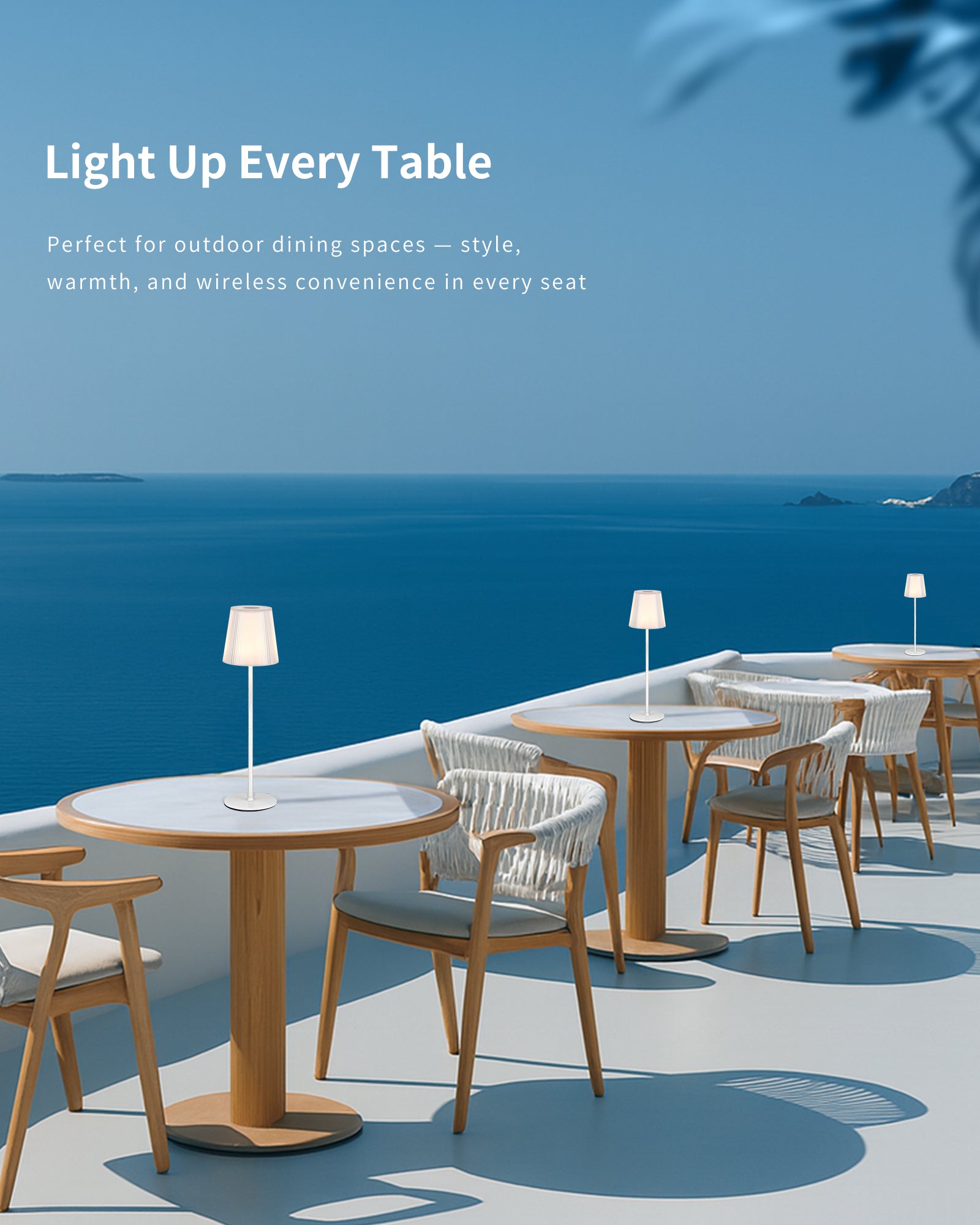 Table Lamp Wireless LED Dimmable Bedside Lamp & Rechargeable Table Lamp with Magnetic Lamp Head, 3000K White & RGB, IP54 Waterproof for Outdoor Bedroom Living Room Balcony Camping, White