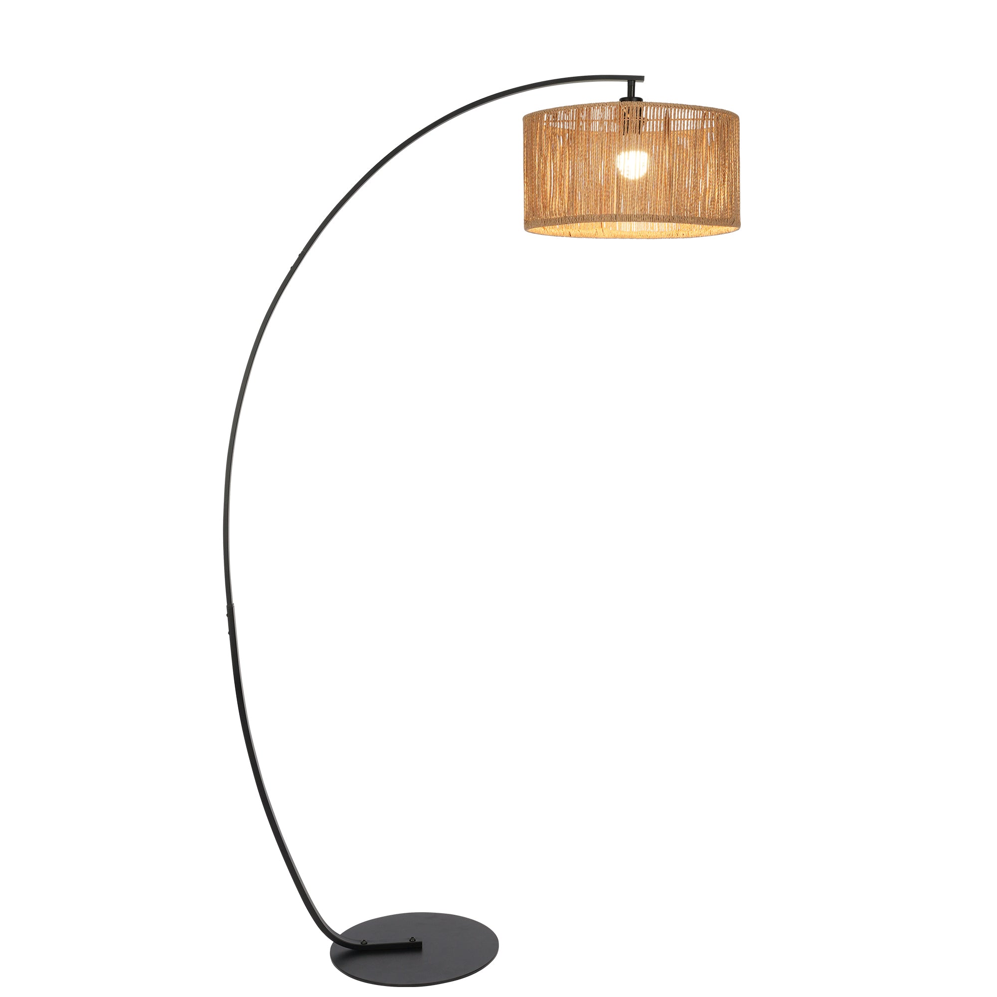 Boho Arc Floor Lamp for Living Room OVEL FL22