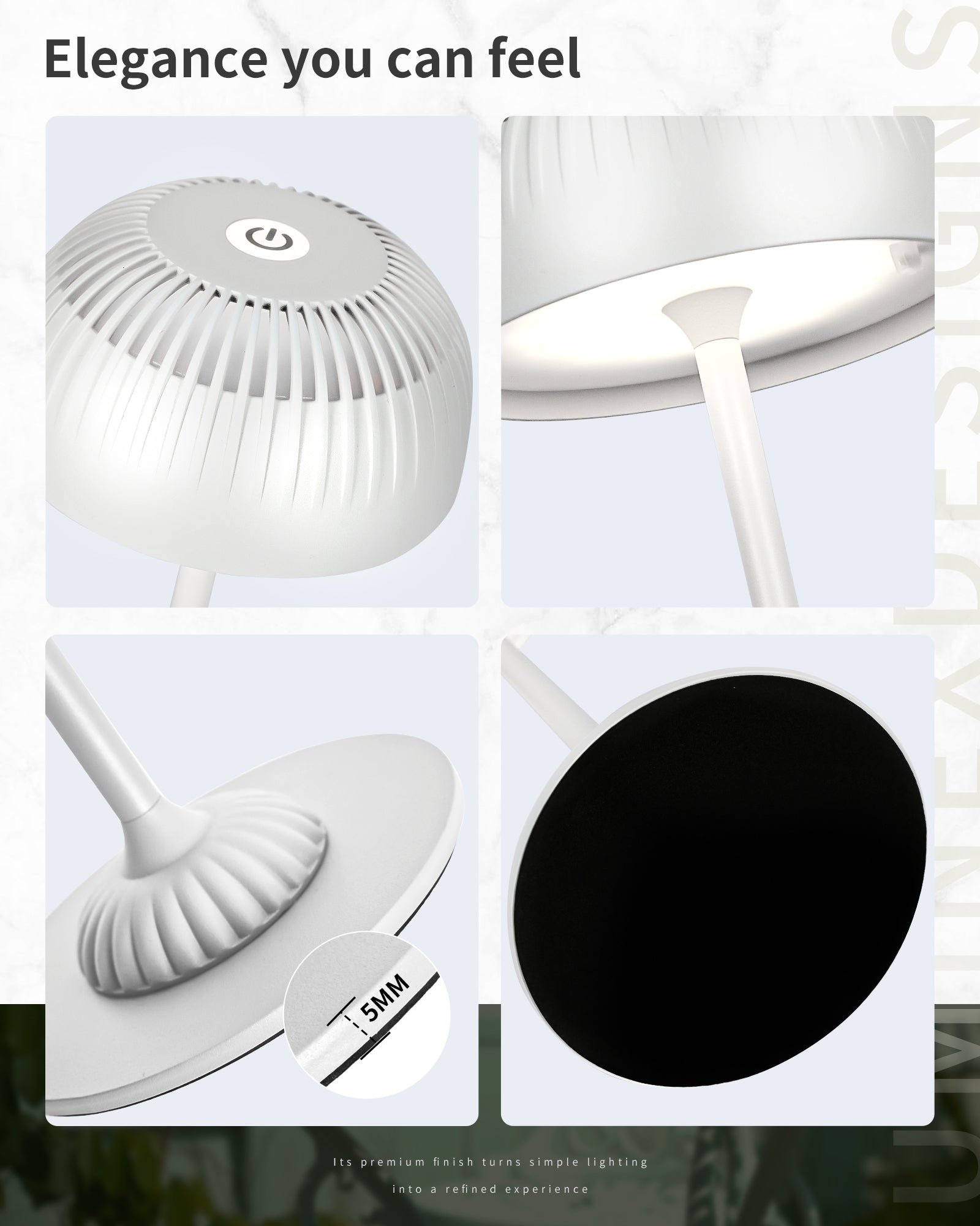 Touch Dimmable Wireless Table Lamp