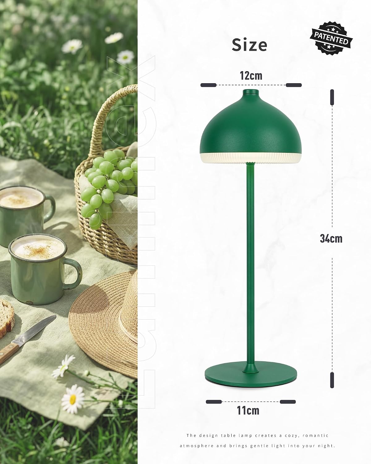 Rechargeable Cordless Table Lamp VIOA TL13