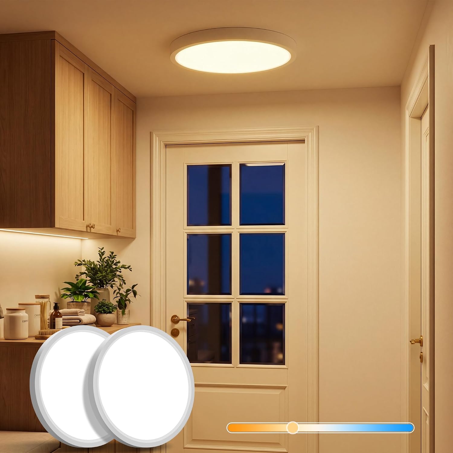 2 Pack 18W LED Ceiling Light