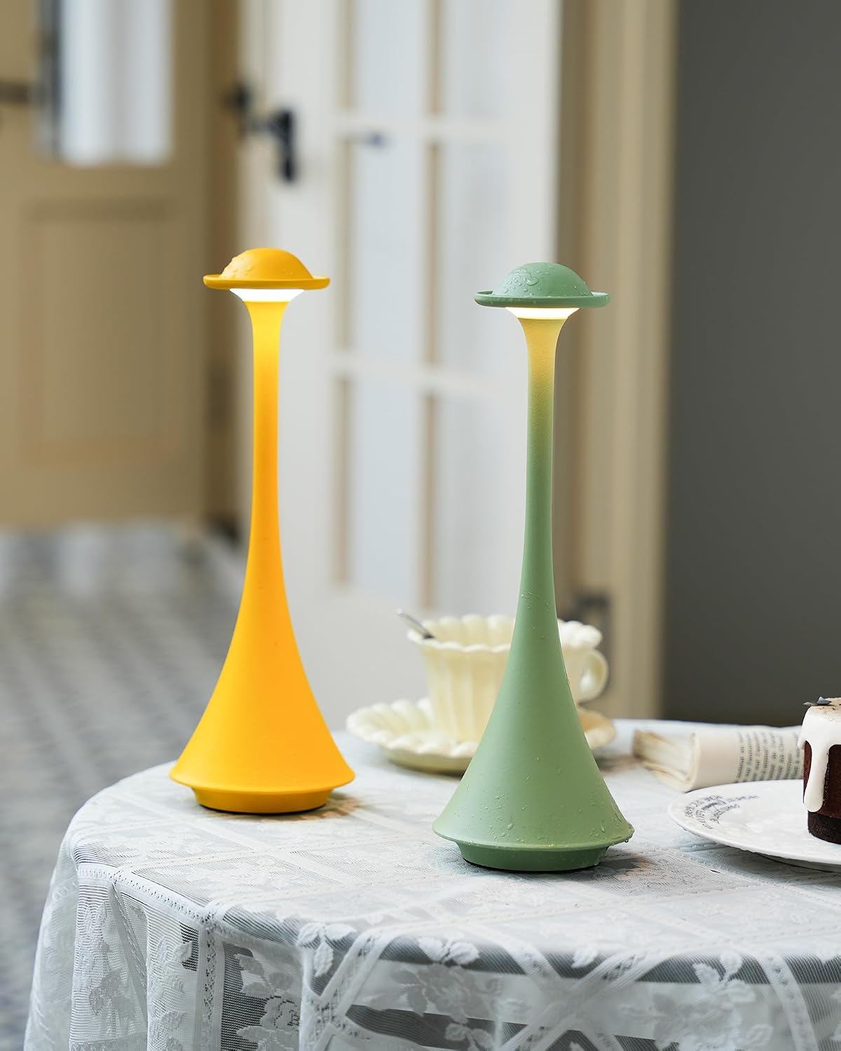 Futuristic Cordless LED Table Lamp