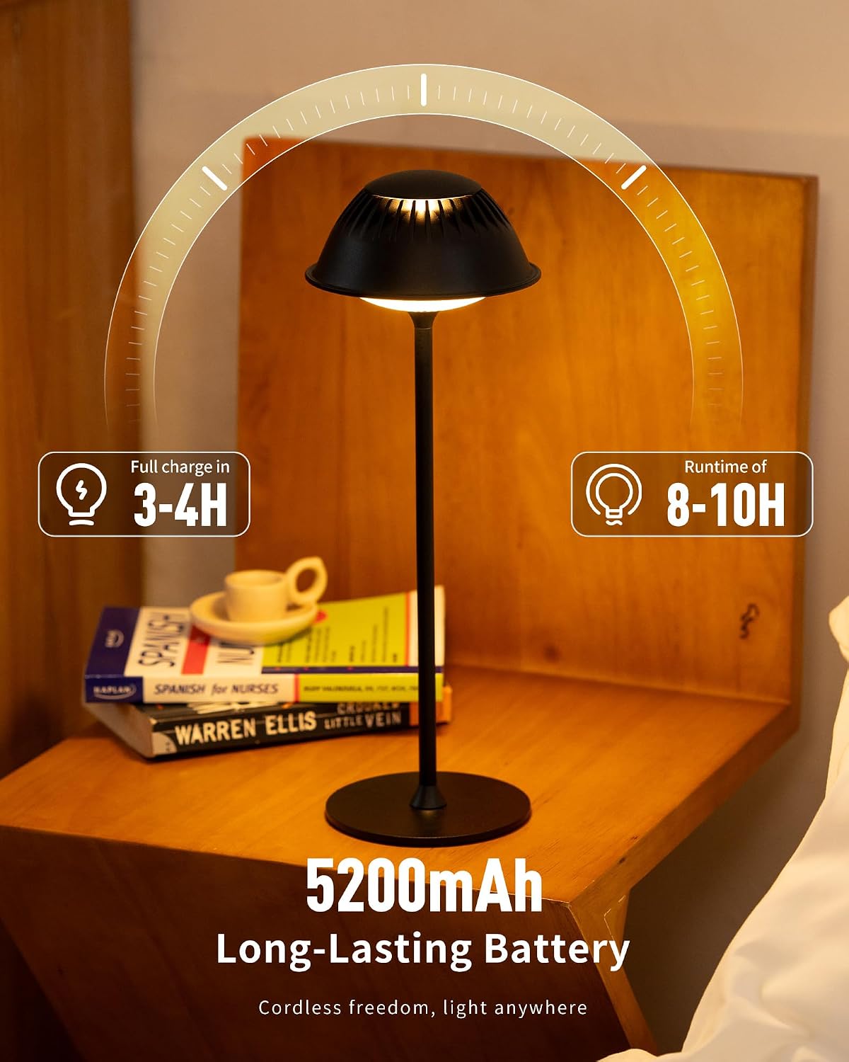 Rechargeable LED Table Lamp VIOA TL14