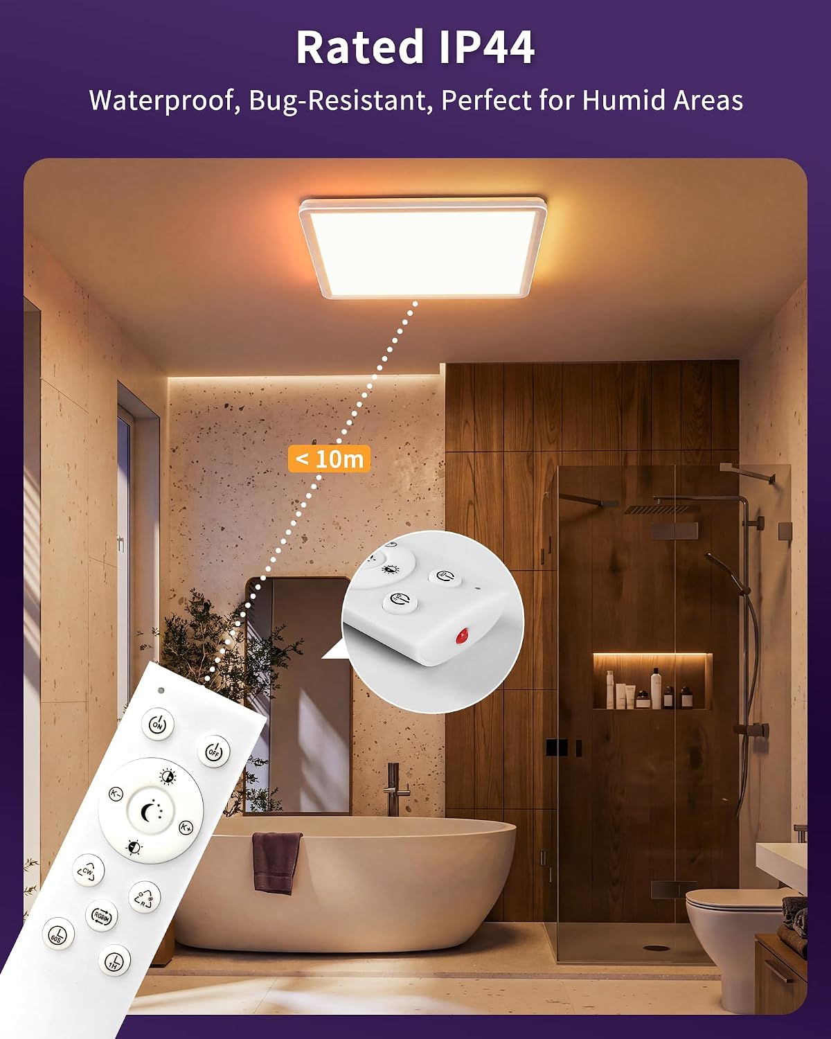 30W LED Ceiling Light RGB with Remote Control KARO CL00