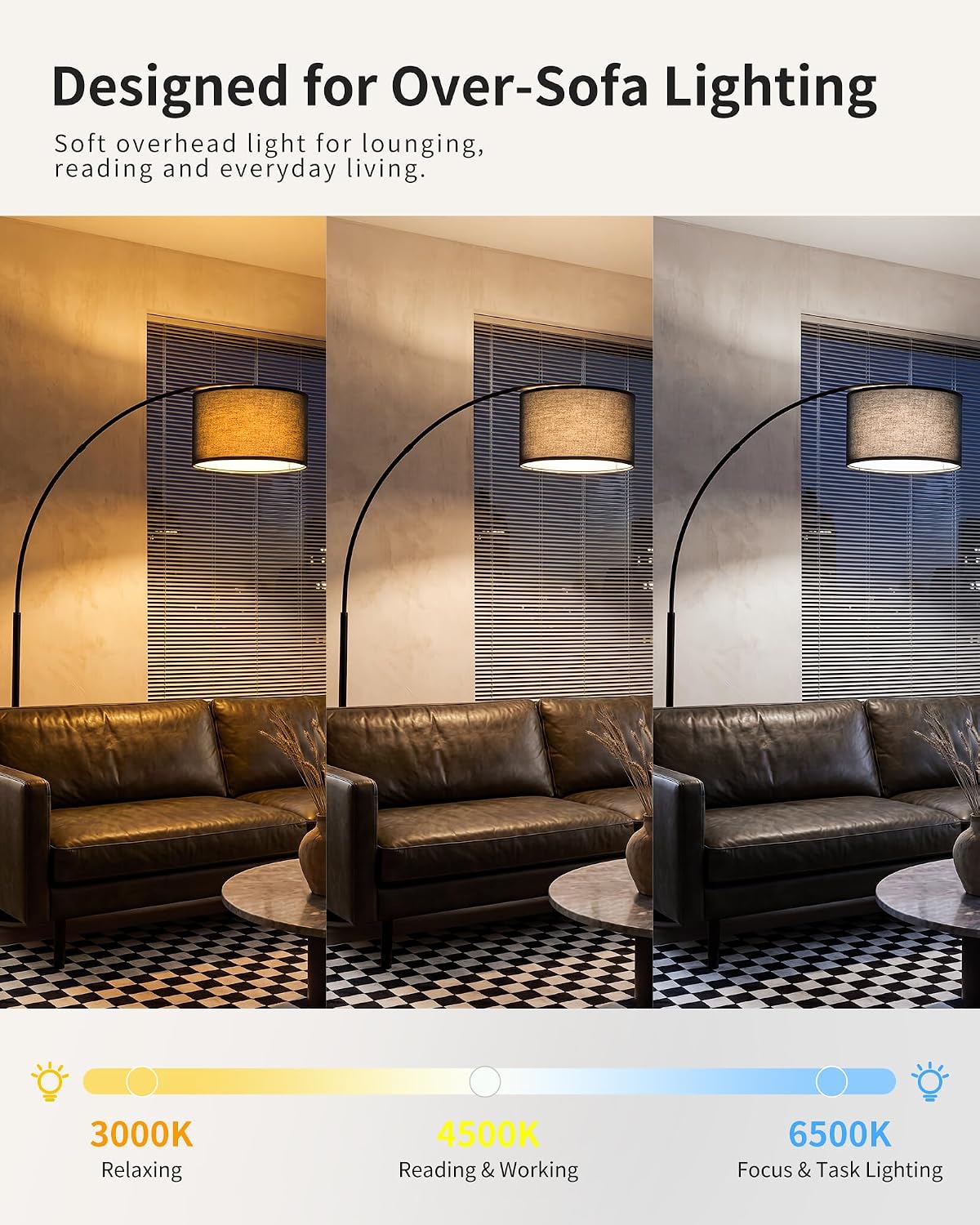 Stylish Arc Floor Lamp for Living Room