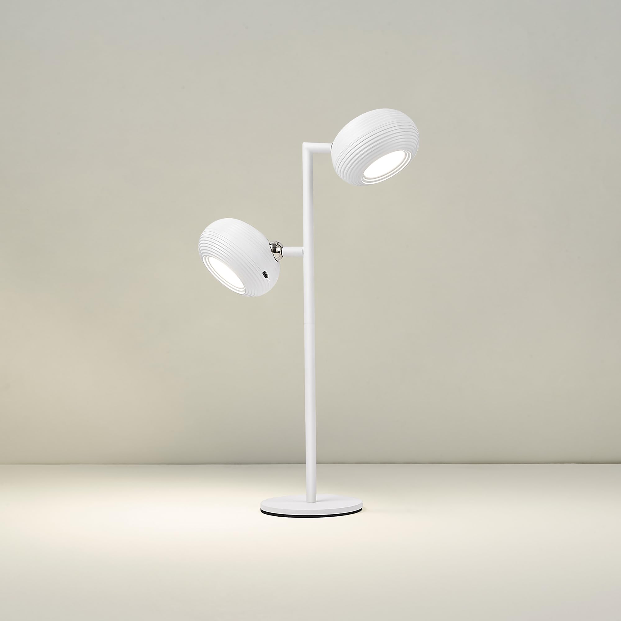 Dimmable LED Wireless Table Lamp with Magnetic Detachable Lamp Head - White