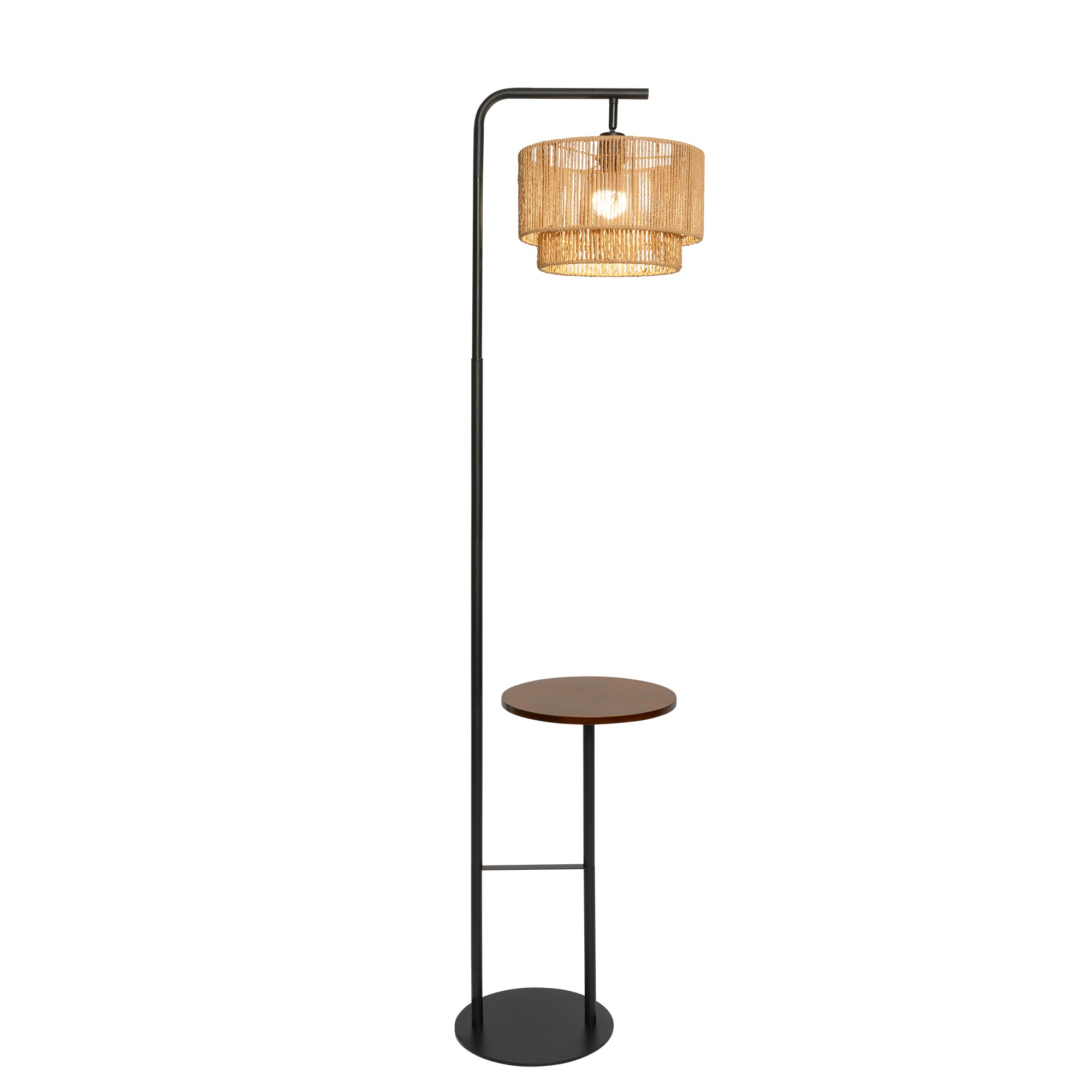 LuminexDesigns Rattan Floor Lamp for Living Room WOVI FL12
