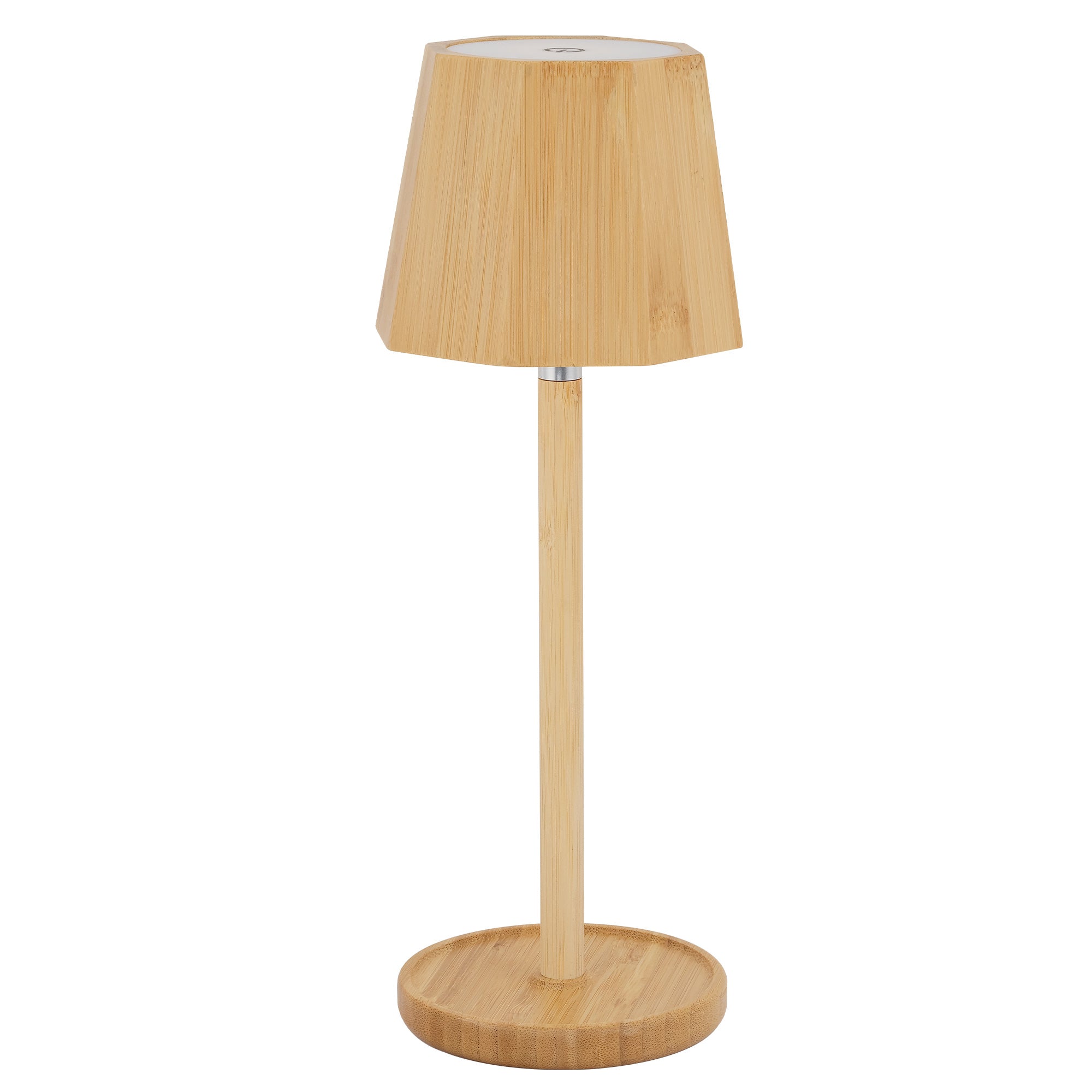 Bamboo LED Table Lamp Wireless Dimmable Lamp 3000K/4000K/6000K 5200mAh Camping Lamp