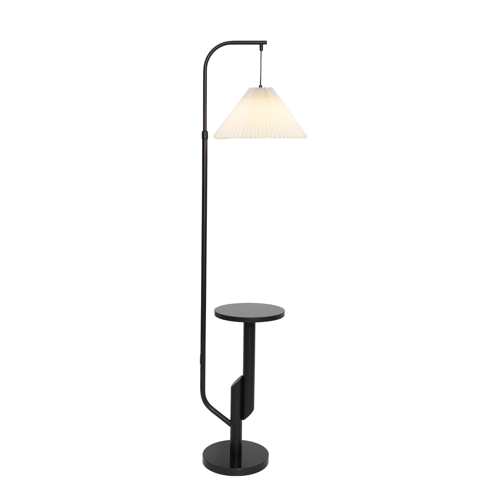 Modern Floor Lamp with Shelf WOVI FL15