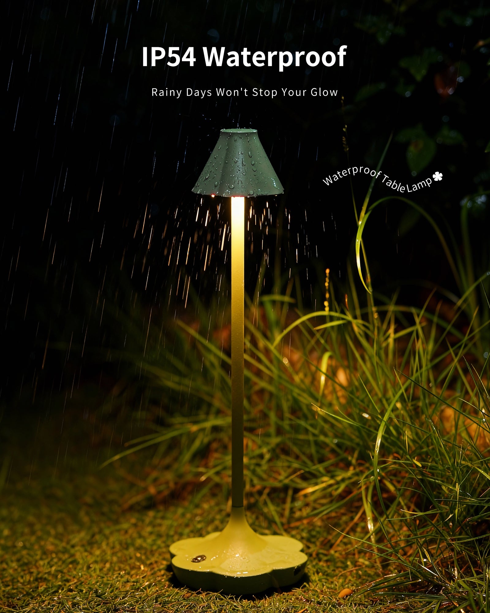 Designer Table Lamp, Green