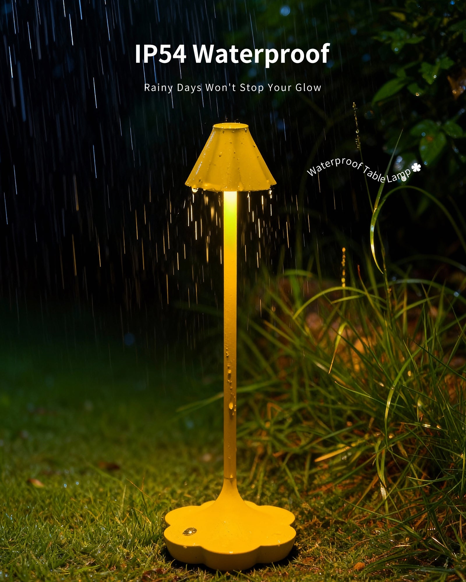 Shade Table Lamp, Yellow