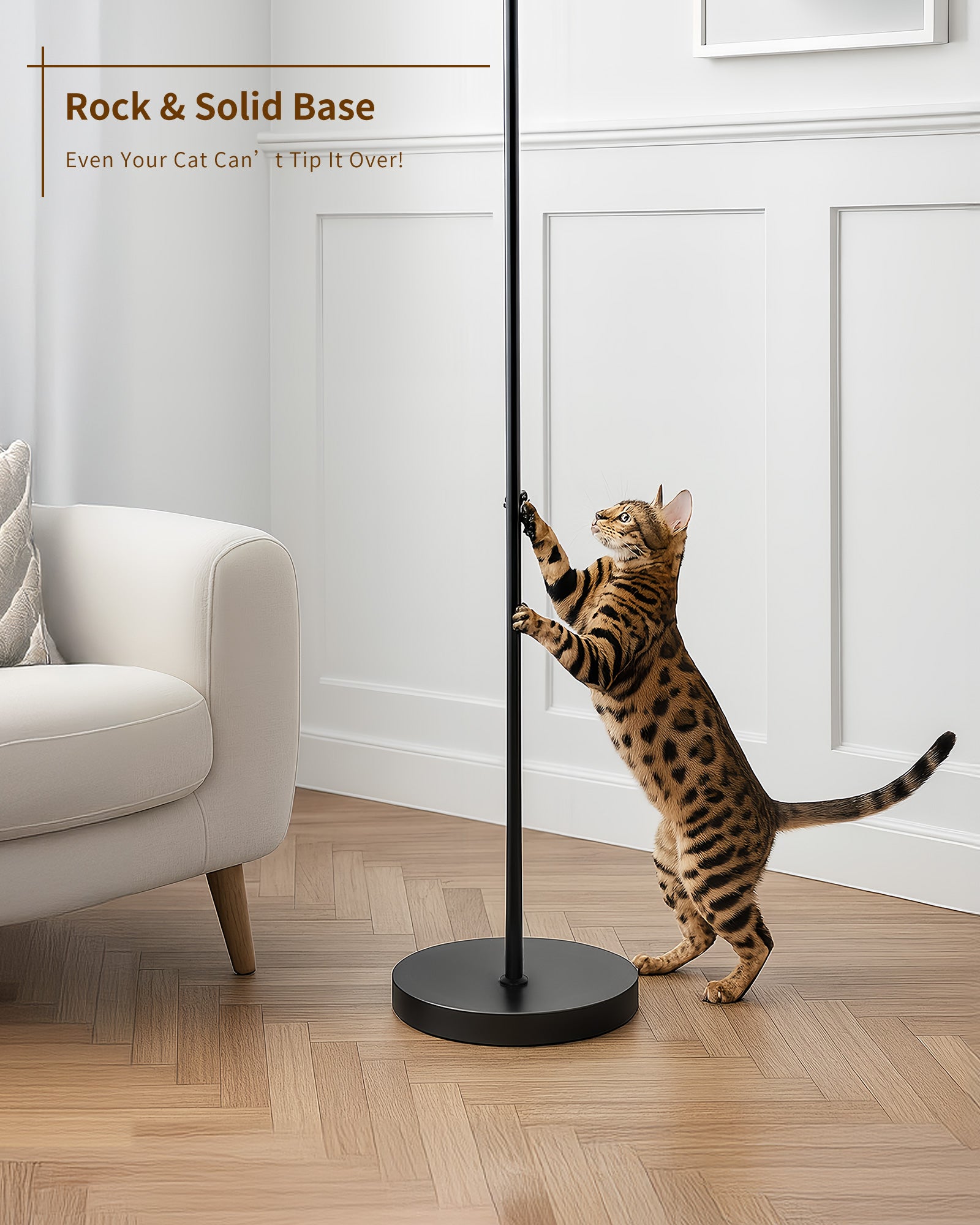 Rattan Floor Lamp Boho Floor Lamps for Living Room with Rattan & Fabric Shades, Foot Switch Control, Easy Assembly Tall Black Floor Lamp for Bedroom Office, Bulb not Included