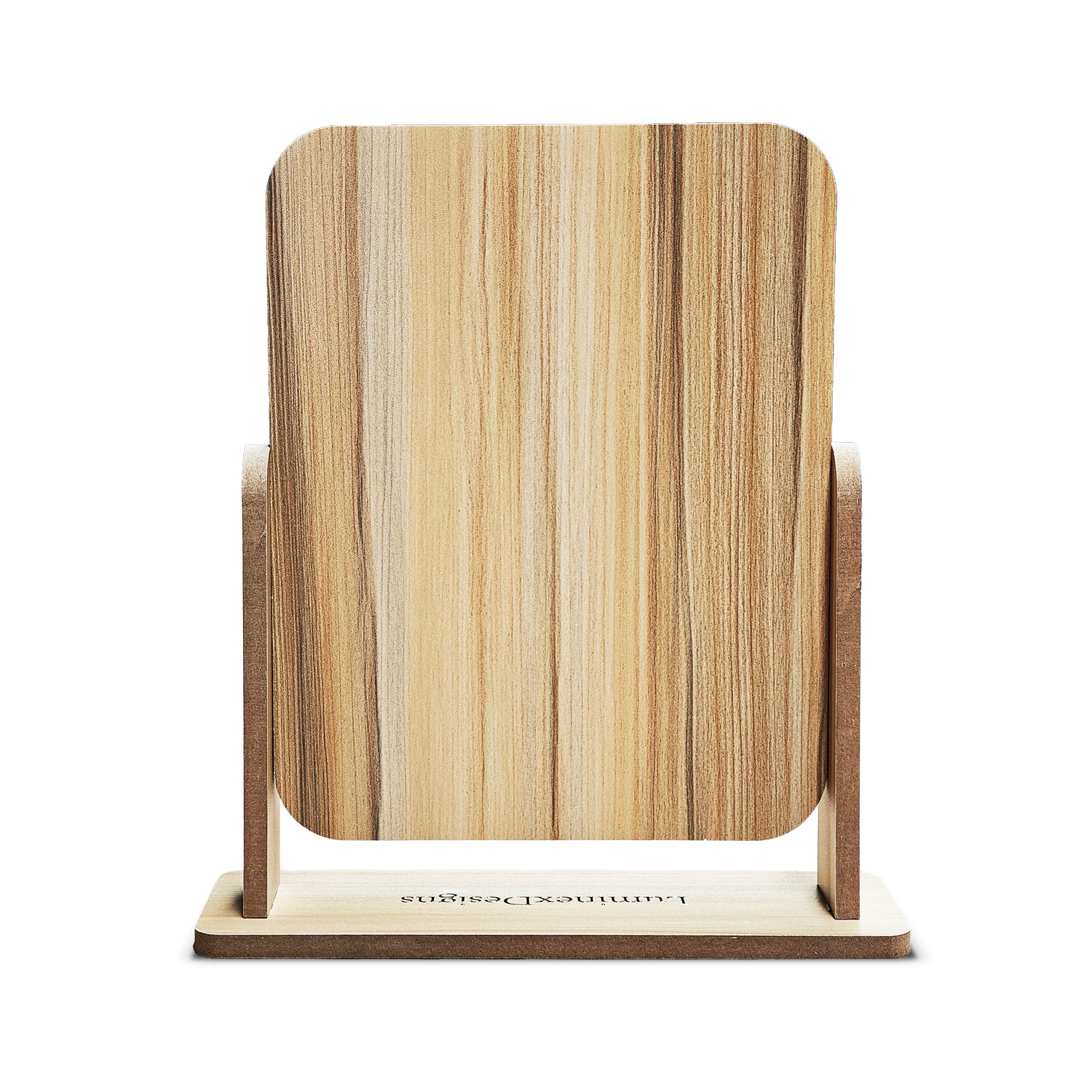 Wooden Desk Makeup Mirrors