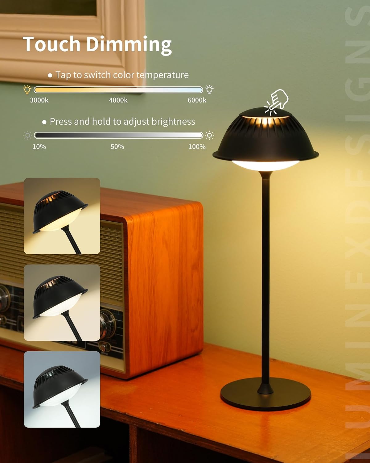 Rechargeable LED Table Lamp VIOA TL14