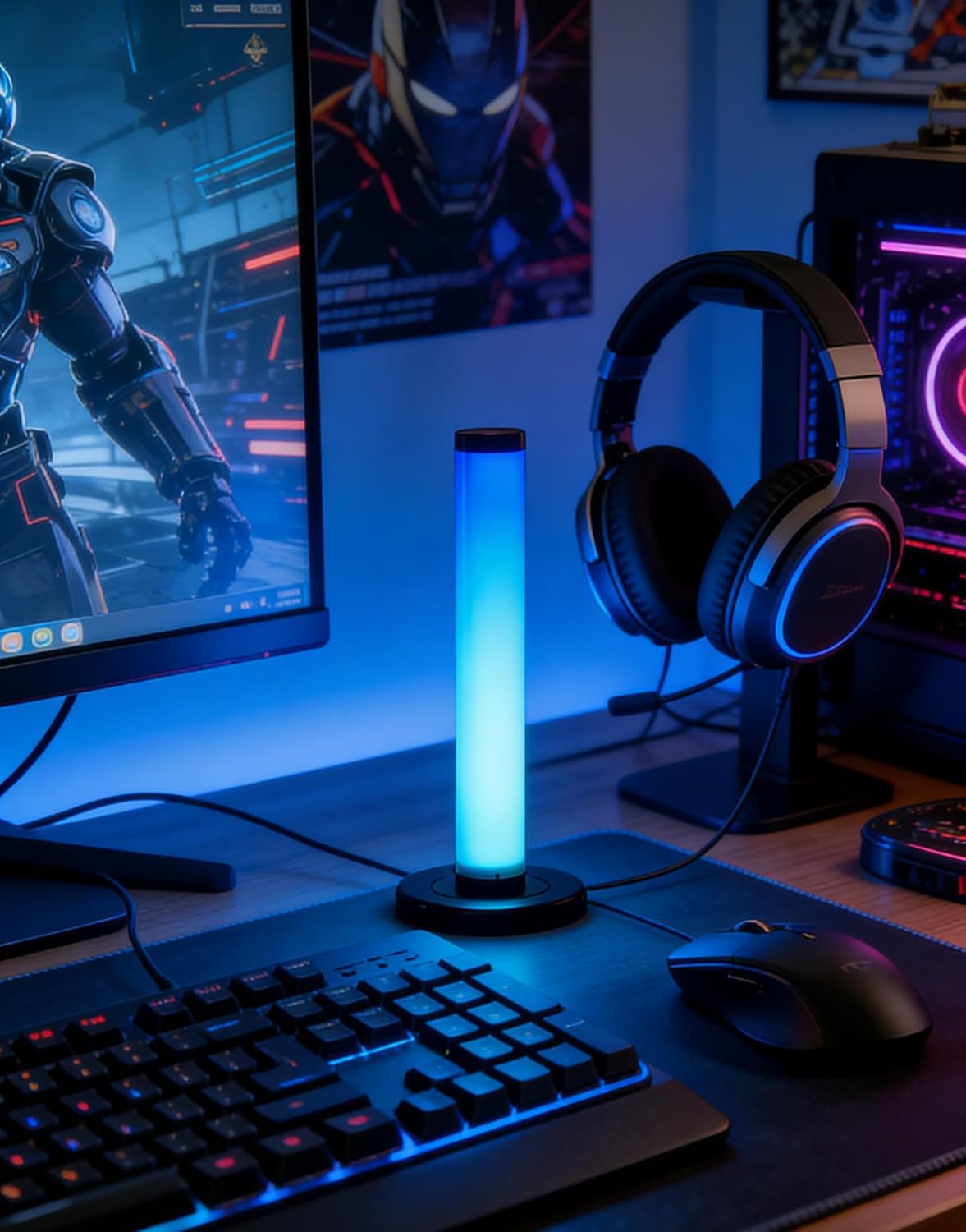 2PCS RGB LED Light Bar for TV & Gaming VYBE Desk
