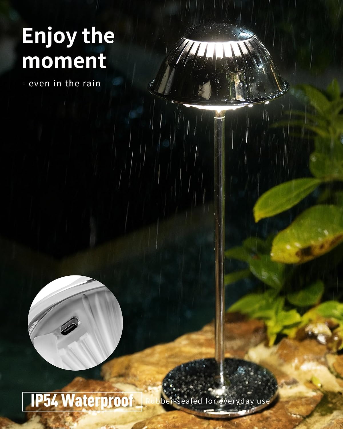 LuminexDesigns Rechargeable LED Table Lamp VIOA TL14