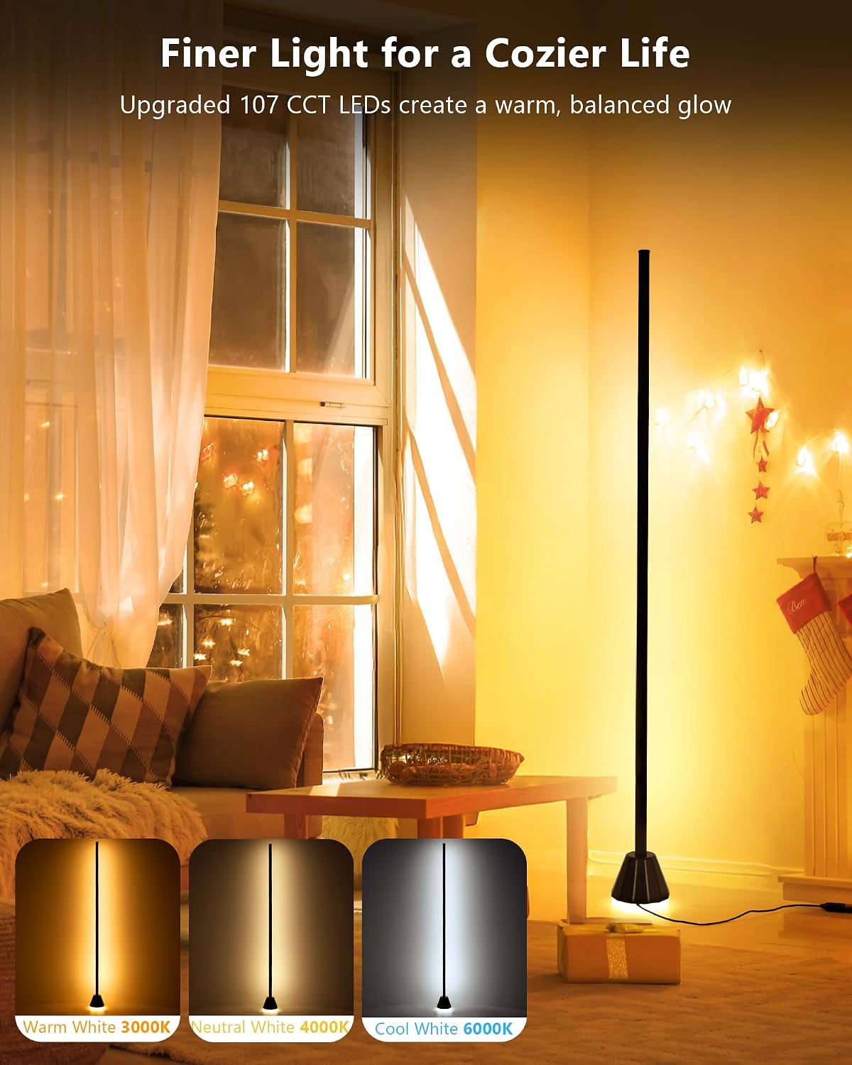 Smart LED Floor Lamp RGBIC VYBE Floor