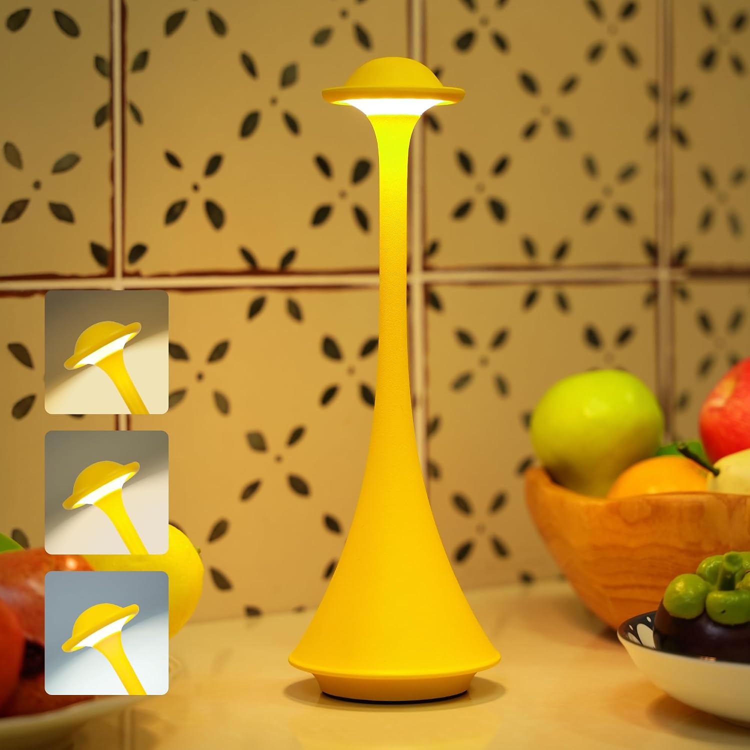 Futuristic Cordless LED Table Lamp