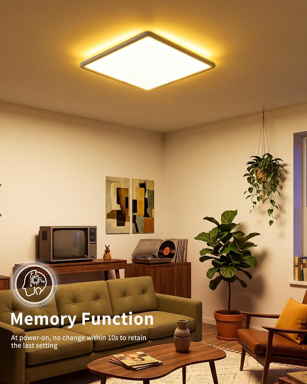 30W Dimmable LED Ceiling Light with Remote Control KARO CL00