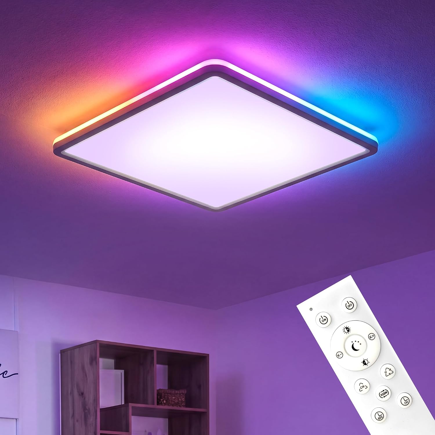 30W LED Ceiling Light RGB with Remote Control KARO CL00