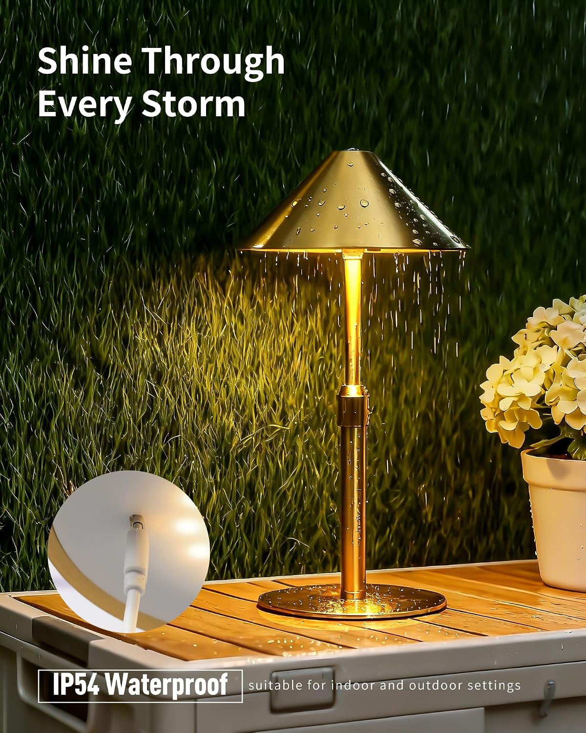 Cordless Rechargeable Table Lamp BRIO TL19