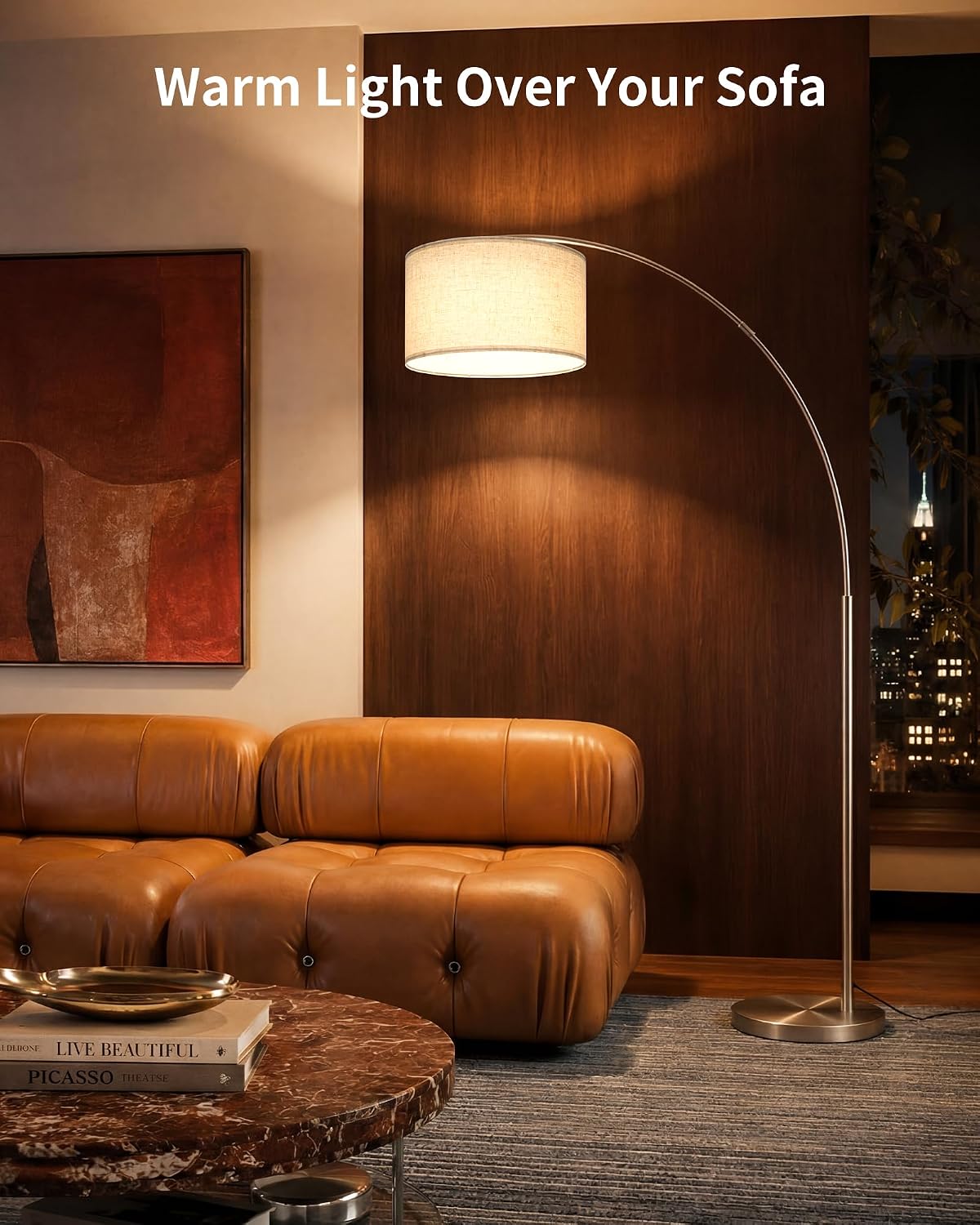 Stylish Arc Floor Lamp for Living Room