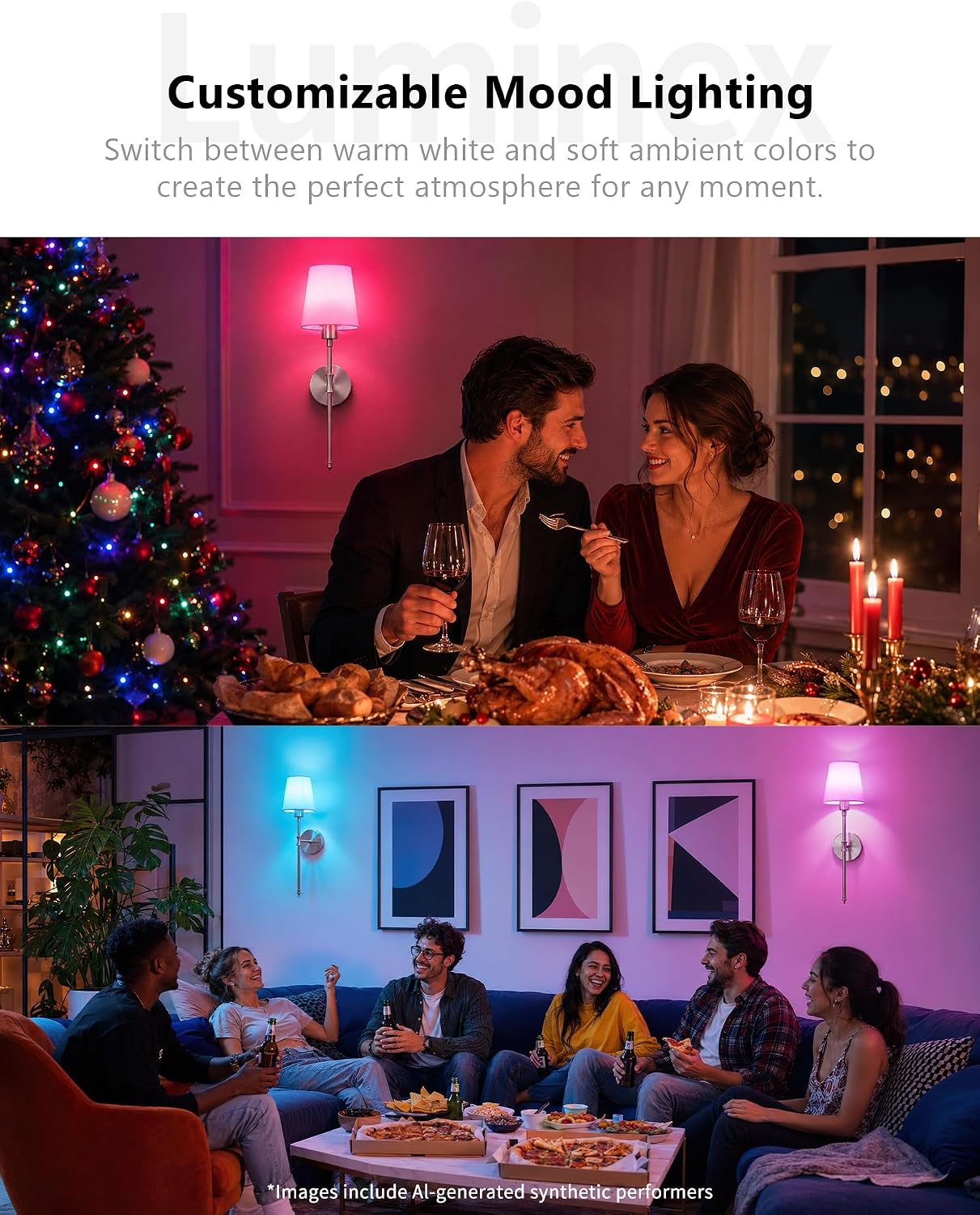 Rechargeable Wireless Wall Sconce Lights VEYA WL04