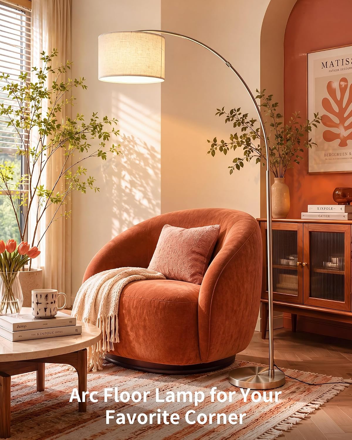 Stylish Arc Floor Lamp for Living Room