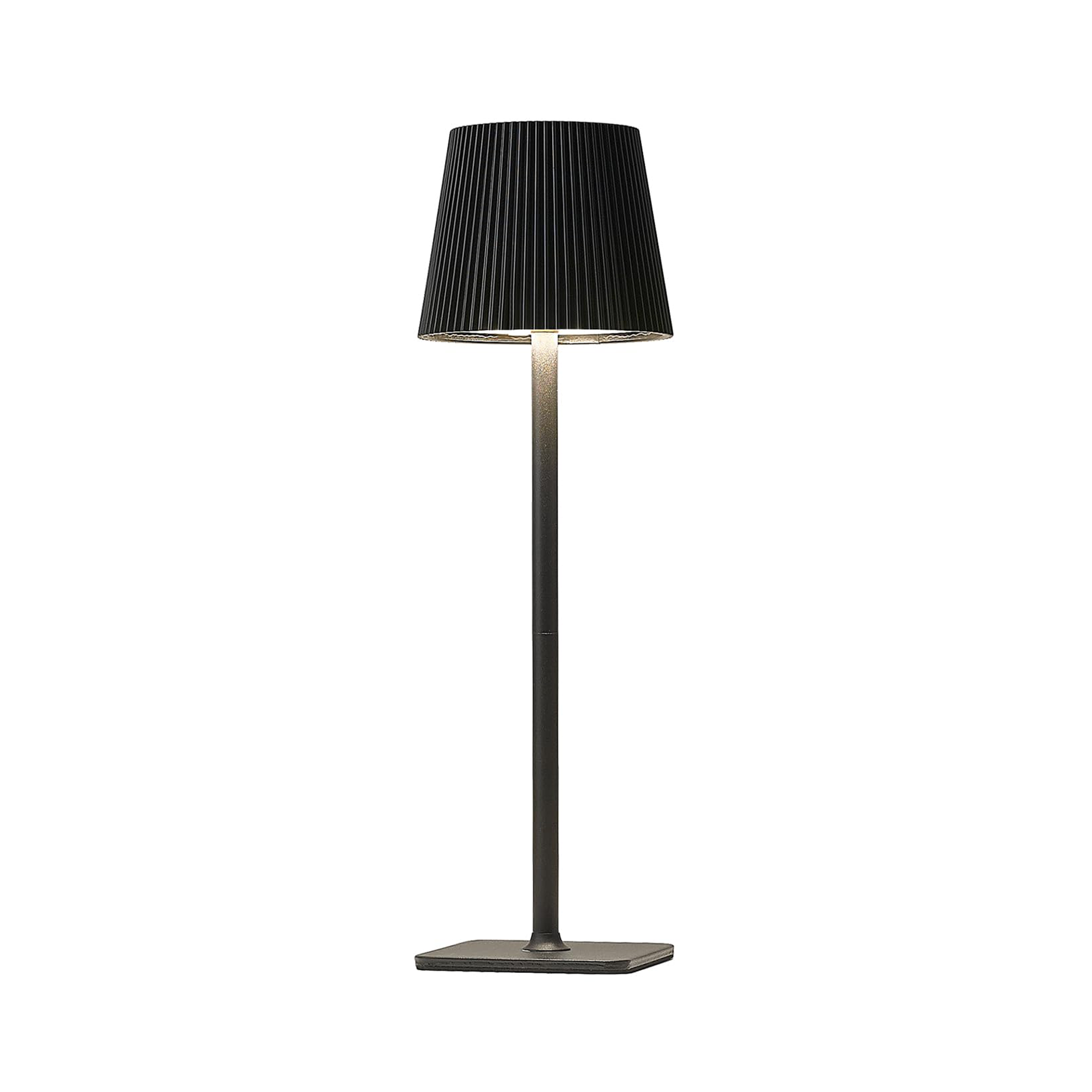 Dimmable Wireless LED Table Lamp with Touch Control - Black
