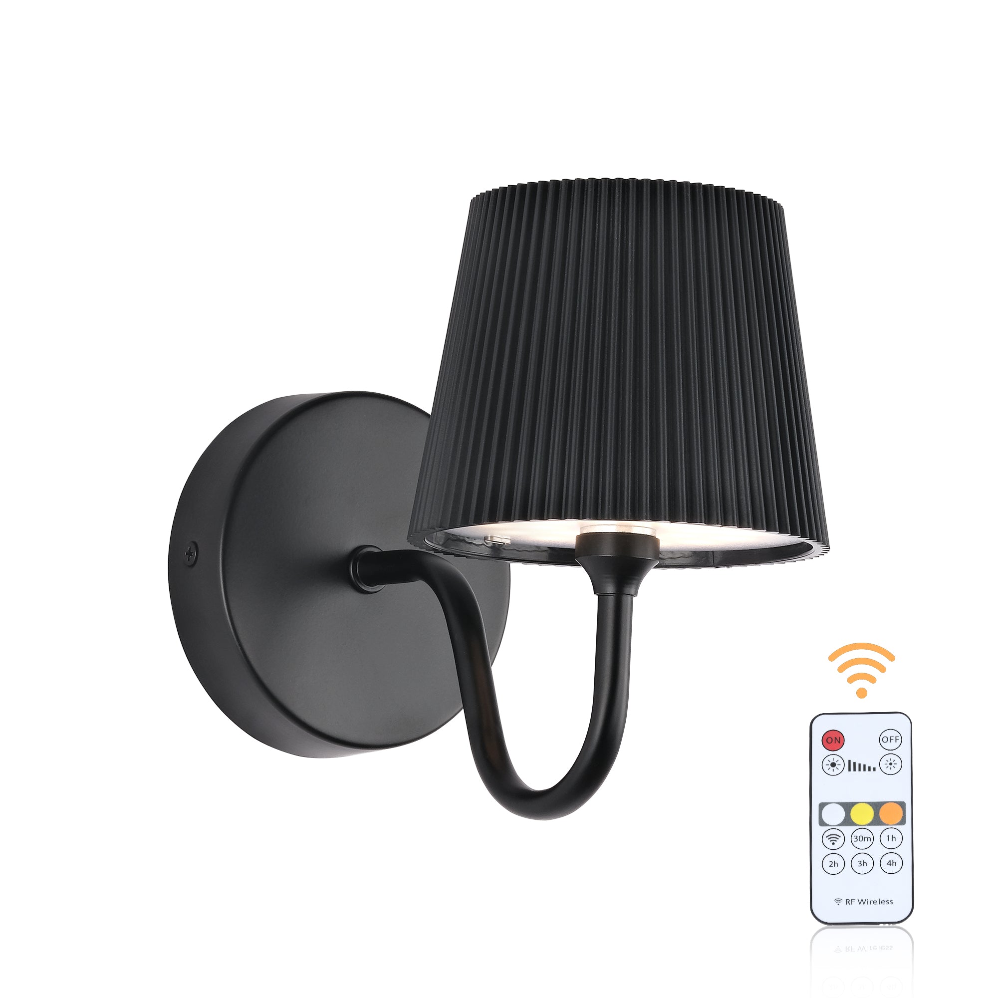 LED Indoor Wall Light, Rechargeable with 2.4G Remote Control & Touch Dimmable, Magnetic Removable, 5200 mAh Battery, Wireless for Bedroom, Living Room, Hallway, Stairs