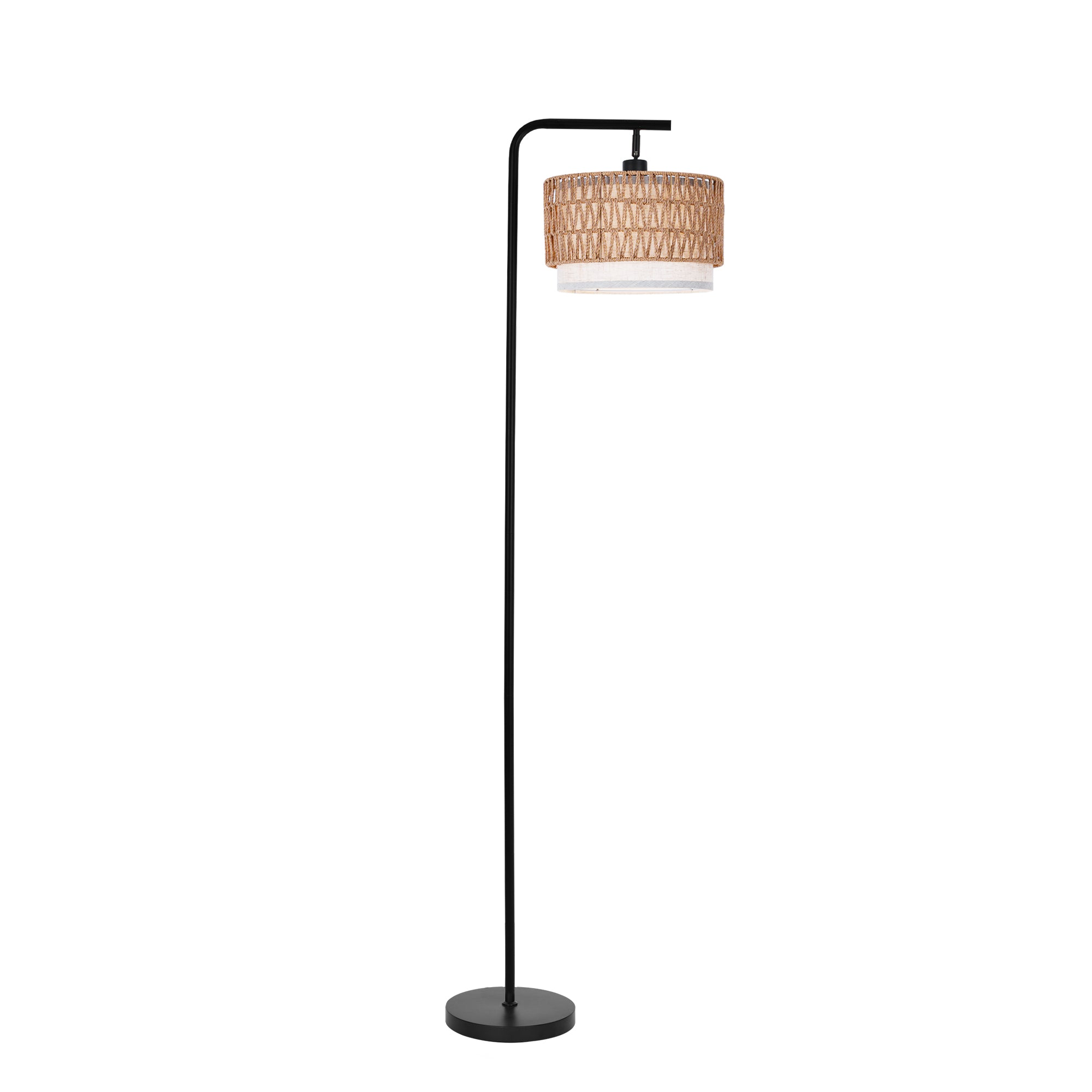 Rattan Boho Floor Lamp WOVI FL01
